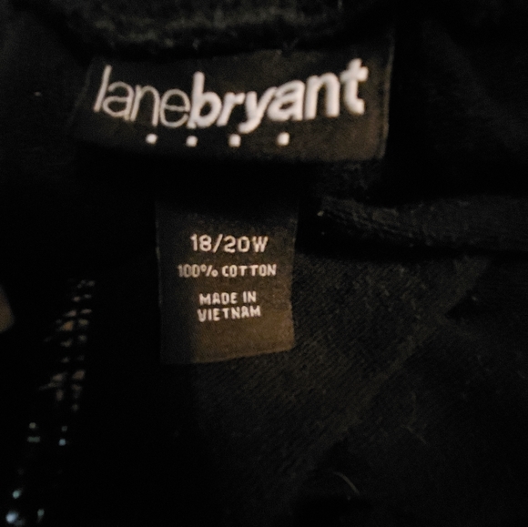 3/$30 Lane Bryant Capri casual pant 18/20W Black - Picture 2 of 4
